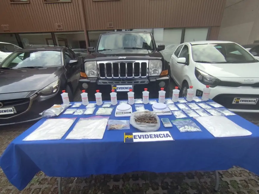 Clan familiar desarticulado en Frutillar: cuatro detenidos por narco delivery con droga avaluada en $25 millones