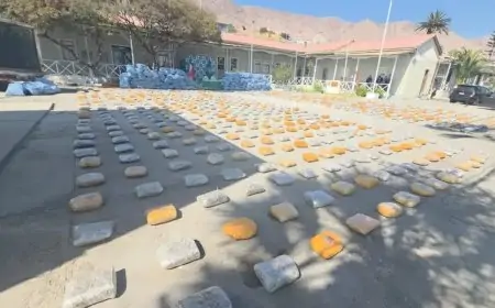 Carabineros realiza histórico decomiso de drogas en el norte de Chile, desde la implementación del nuevo sistema procesal