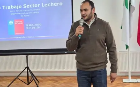 Delegado presidencial en Ranco participa en primera mesa de trabajo con lechería en La Unión