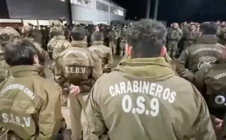 Dos padres y su hijo entre los cinco detenidos en macrooperativo policial dentro de comunidad Temucuicui en Ercilla