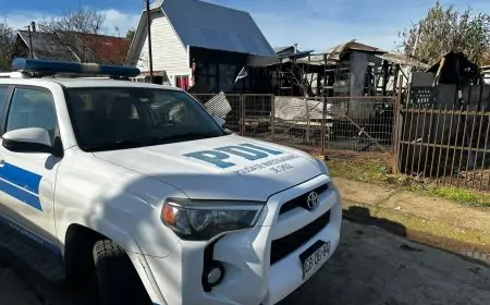 PDI investiga identidad de dos cadáveres hallados tras incendio en San Pablo y señala que víctimas habrían hecho fuego en combustión lenta