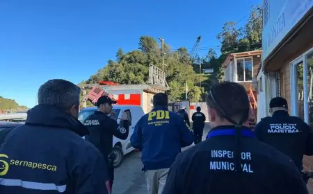 Capturan a 14 prófugos de la justicia y fiscalizan a más de 60 extranjeros en operativo conjunto con Carabineros, Armada y PDI en Los Lagos 