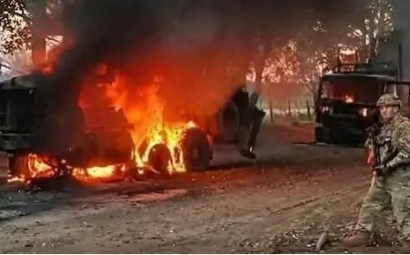 Dos camionetas son destruidas en atentado incendiario en Victoria, región de La Araucanía