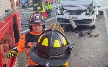Dos accidentes en Ruta 5 Sur  por intensa neblina dejan varias personas lesionadas