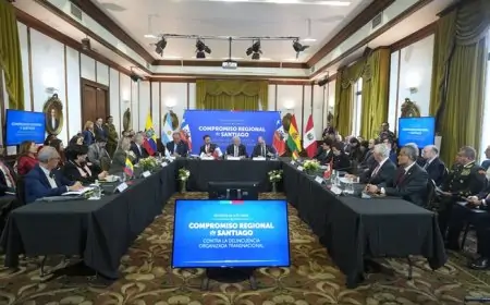 Chile lidera cumbre regional contra crimen organizado con Argentina, Perú, Ecuador y Bolivia y acuerdan medidas concretas 