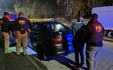 PDI Los Ríos fiscaliza a 32 extranjeros y detiene a 14 personas en operativo "Ronda Impacto" en Valdivia