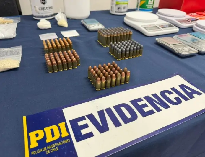 Nueve detenidos y 2,4 kilos de droga incautados en operativo antidrogas en Los Lagos