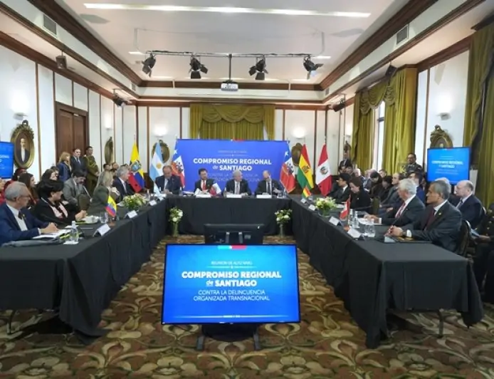 Chile lidera cumbre regional contra crimen organizado con Argentina, Perú, Ecuador y Bolivia y acuerdan medidas concretas 