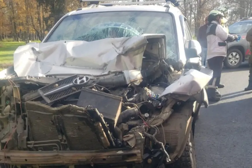 Accidente por alcance en ruta Interlagos deja una persona lesionada tras colisión entre vehículo menor y un camión