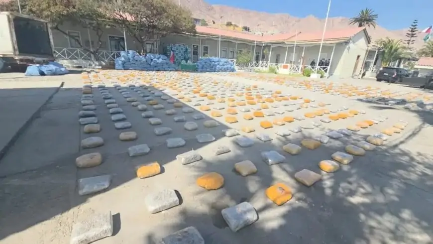 Carabineros realiza histórico decomiso de drogas en el norte de Chile, desde la implementación del nuevo sistema procesal