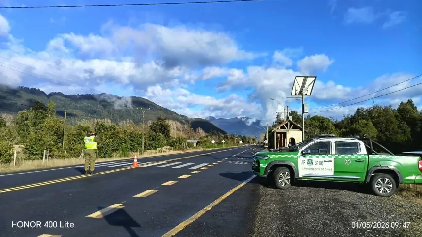 Un fallecido y 14 accidentes deja fin de semana largo en Los Ríos