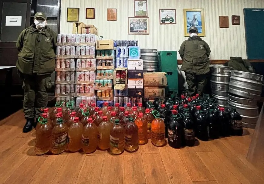 Más de 1.600 litros de alcohol son incautados por Carabineros en San Pablo