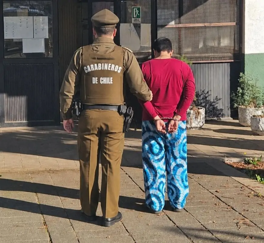 Mujer es detenida por Carabineros de San José de la Mariquina acusada de incendiar vivienda en sector Chonqui