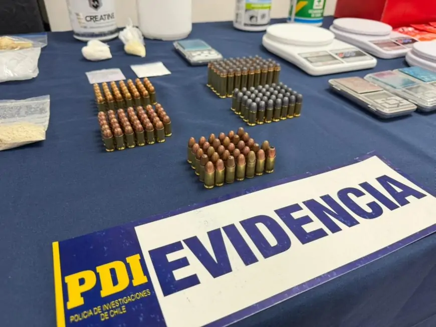 Nueve detenidos y 2,4 kilos de droga incautados en operativo antidrogas en Los Lagos