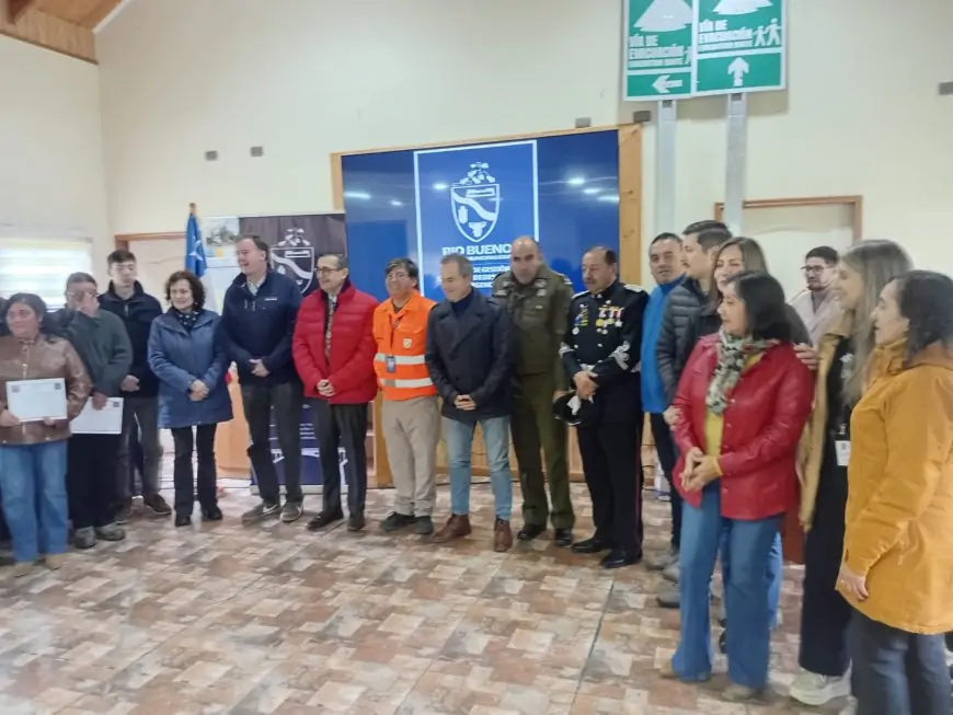 Senapred invierte más de $100 millones en Río Bueno por gestión del riesgo