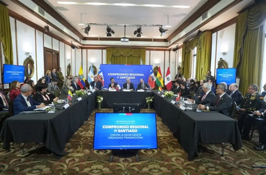 Chile lidera cumbre regional contra crimen organizado con Argentina, Perú, Ecuador y Bolivia y acuerdan medidas concretas 