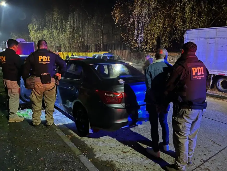 PDI Los Ríos fiscaliza a 32 extranjeros y detiene a 14 personas en operativo "Ronda Impacto" en Valdivia