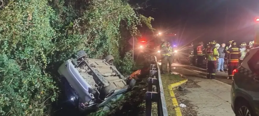 Un fallecido deja violento accidente de tránsito en ruta U-22 de Osorno, camino a La Misión