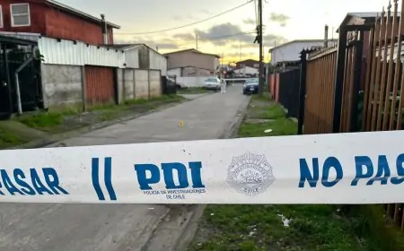 Hombre de 51 años detenido por homicidio con arma cortante en población Menzel de Valdivia: víctima está sin identificar