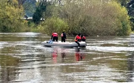 URAT y GOPE refuerzan búsqueda de desaparecido en río Rahue: equipos recorrerán 20 kilómetros con aguas turbias