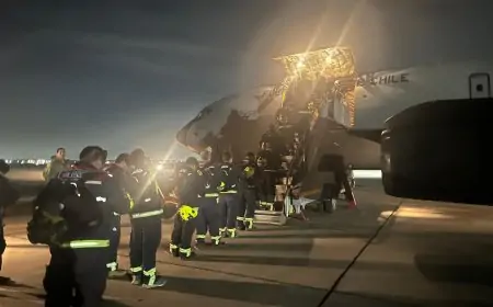 Chile envía ayuda humanitaria a Venezuela: 30 rescatistas USAR y seis toneladas de equipamiento en primer vuelo