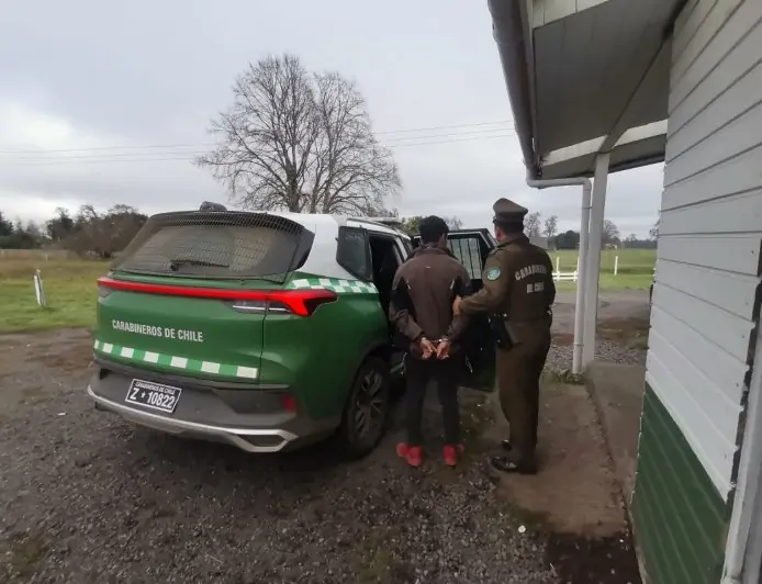 Carabineros  detiene a sujeto por receptación y recuperan vehículo con encargo por apropiación indebida