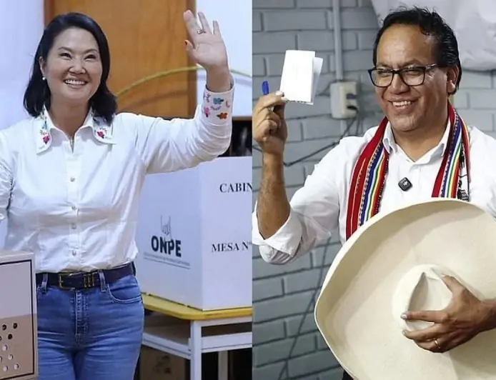 Keiko Fujimori podría revertir resultado en Perú con votos del extranjero y actas impugnadas tras estrecho margen frente a Sánchez