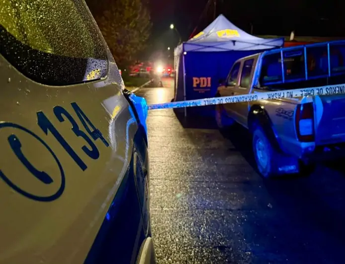 Hombre de 53 años fallece y su hijo de 33 resulta herido tras múltiples impactos balísticos en Osorno
