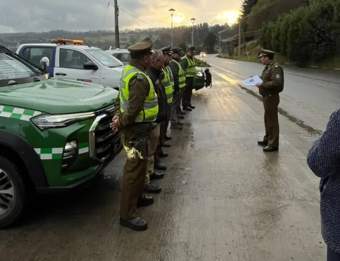 Carabineros y Seguridad Pública de Futrono realizan servicios preventivos focalizados para reforzar seguridad en la comuna