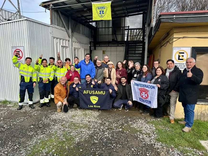 Base SAMU La Unión estrena renovadas dependencias para fortalecer atención prehospitalaria en la provincia del Ranco