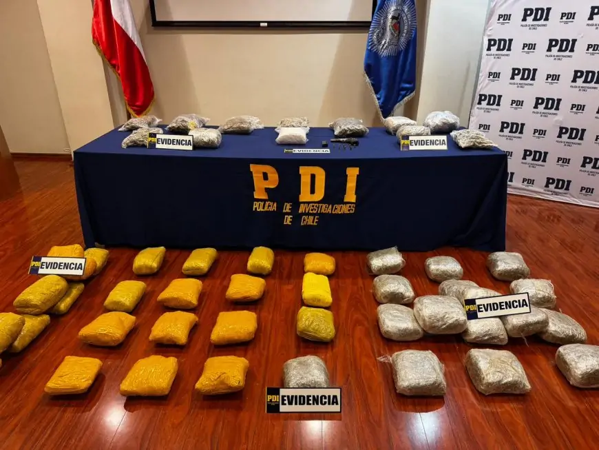 PDI desarticula en Puerto Montt organización criminal extranjera e incauta más de 53 kilos de droga