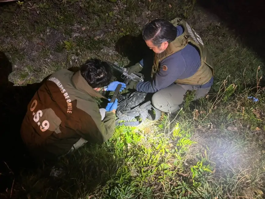 Carabineros da de baja a funcionario tras extravío de subametralladora UZI en operativo antidrogas en Puerto Montt