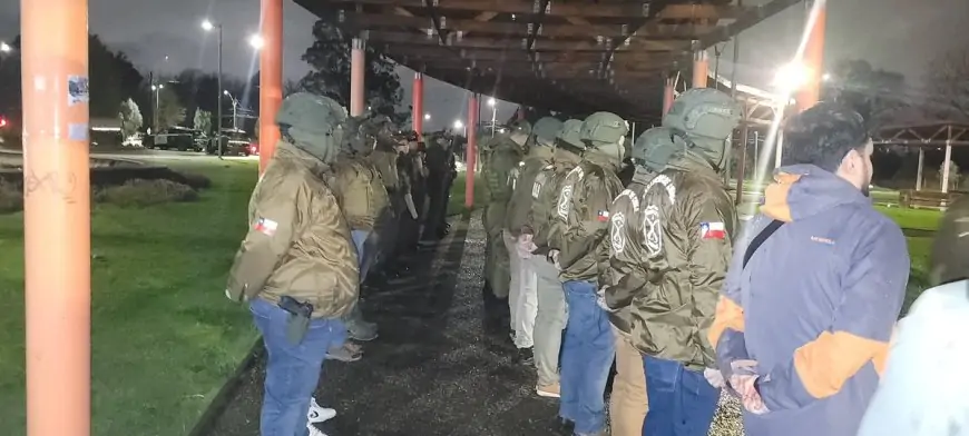 Carabineros de Los Ríos realiza ronda policial extraordinaria y registra 12 detenidos y 953 controles en la región