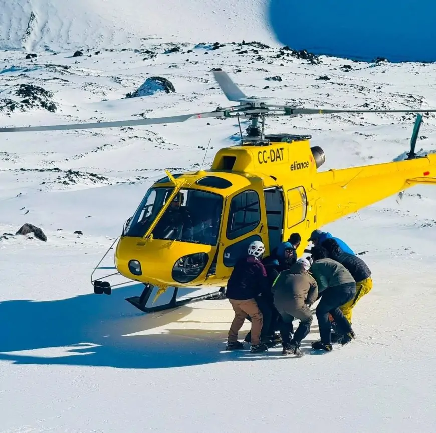 Fuerte viento impide recuperar cuerpo de excursionista fallecido en volcán Calbuco: otro accidentado fue rescatado con vida en Antillanca