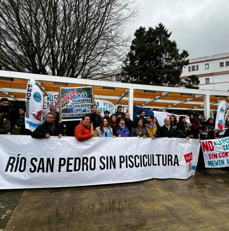 Movimiento Río San Pedro sin Salmoneras espera falllo de la Corte Suprema por proyecto de piscicultura en Los Lagos 