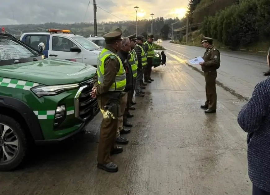 Carabineros y Seguridad Pública de Futrono realizan servicios preventivos focalizados para reforzar seguridad en la comuna
