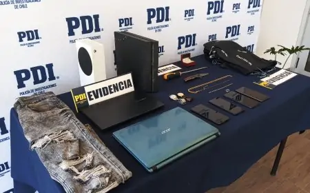 PDI desarticula banda criminal juvenil en Valdivia: 15 integrantes de entre 14 y 21 años cometieron 26 delitos con avalúo de $180 millones