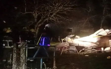 PDI investiga incendio con tres fallecidos en vivienda de Futahuente, Río Bueno: peritos analizan origen del fuego