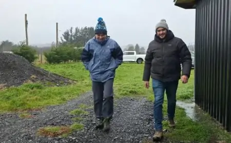 Delegado Valderrama visita sectores precordilleranos del Ranco afectados por viento y coordina con INDAP apoyo para agricultores