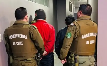 Carabineros detiene a dos sujetos por robo con violencia en farmacia de La Unión