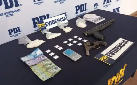 PDI desarticula puntos de droga en Valdivia: 15 detenidos y más de 26 mil dosis incautadas