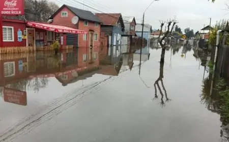 Sistema frontal deja 251 damnificados y 317 aislados en zonas centro-sur del país