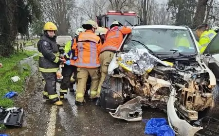 Tres personas lesionadas tras violento choque de vehículo contra árbol en Crucero