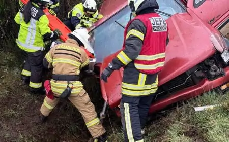 Bomberos de Paillaco atiende dos accidentes de tránsito en la comuna