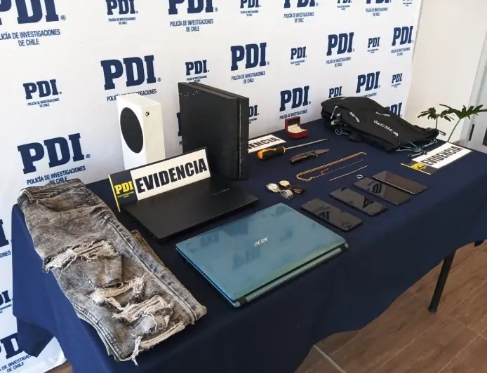 PDI desarticula banda criminal juvenil en Valdivia: 15 integrantes de entre 14 y 21 años cometieron 26 delitos con avalúo de $180 millones