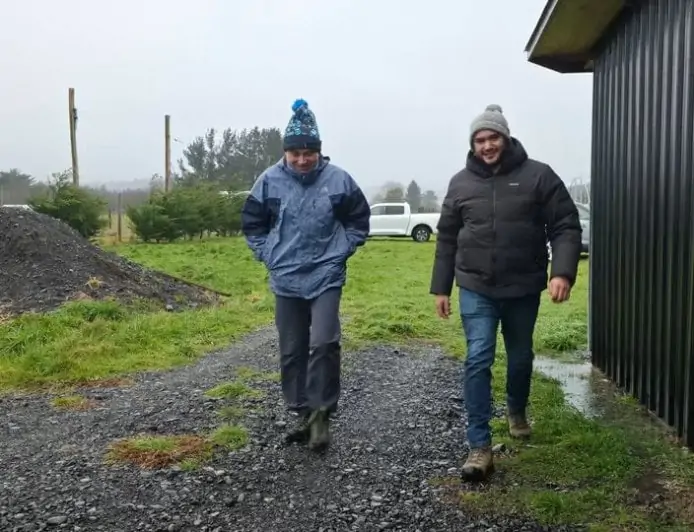 Delegado Valderrama visita sectores precordilleranos del Ranco afectados por viento y coordina con INDAP apoyo para agricultores