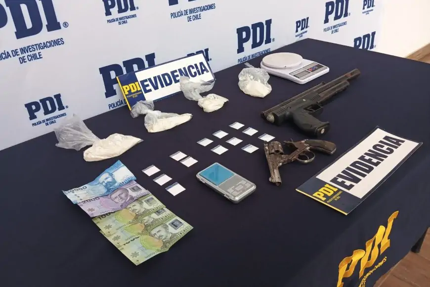 PDI desarticula puntos de droga en Valdivia: 15 detenidos y más de 26 mil dosis incautadas
