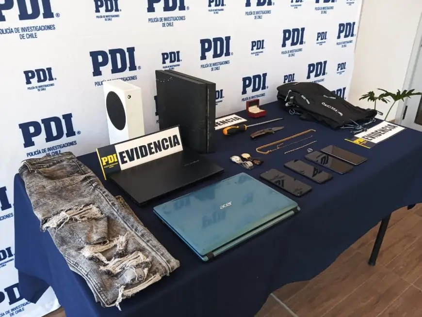 PDI desarticula banda criminal juvenil en Valdivia: 15 integrantes de entre 14 y 21 años cometieron 26 delitos con avalúo de $180 millones