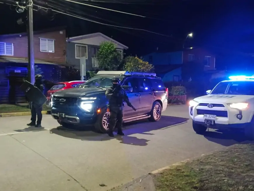 PDI desbarata puntos de microtráfico en Río Bueno: 4 detenidos y más de 2.600 dosis de drogas avaluadas en $5,5 millones