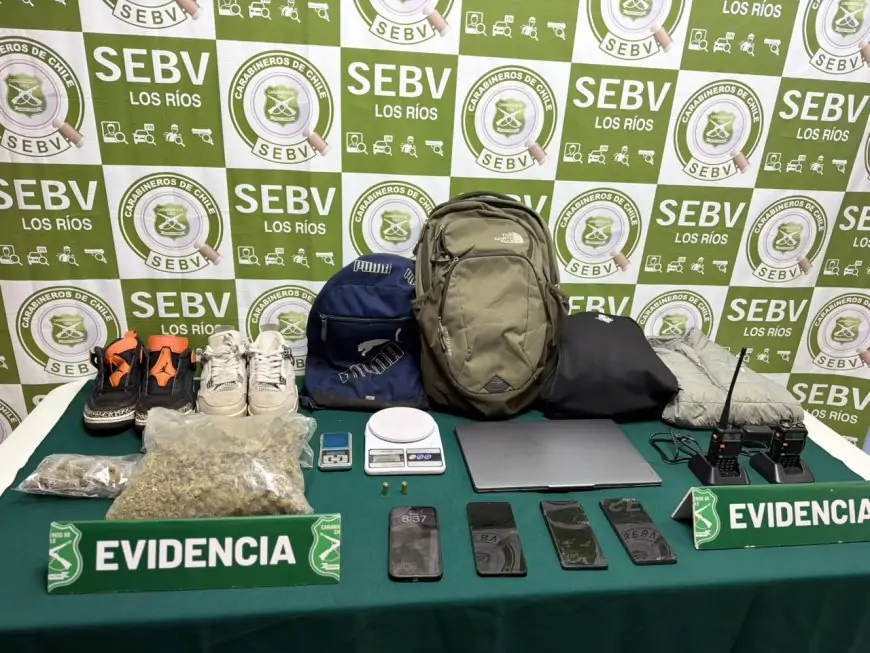SEBV Los Ríos desarticula banda de "falso pasajero": dos detenidos y cinco integrantes vinculados a robos violentos de vehículos